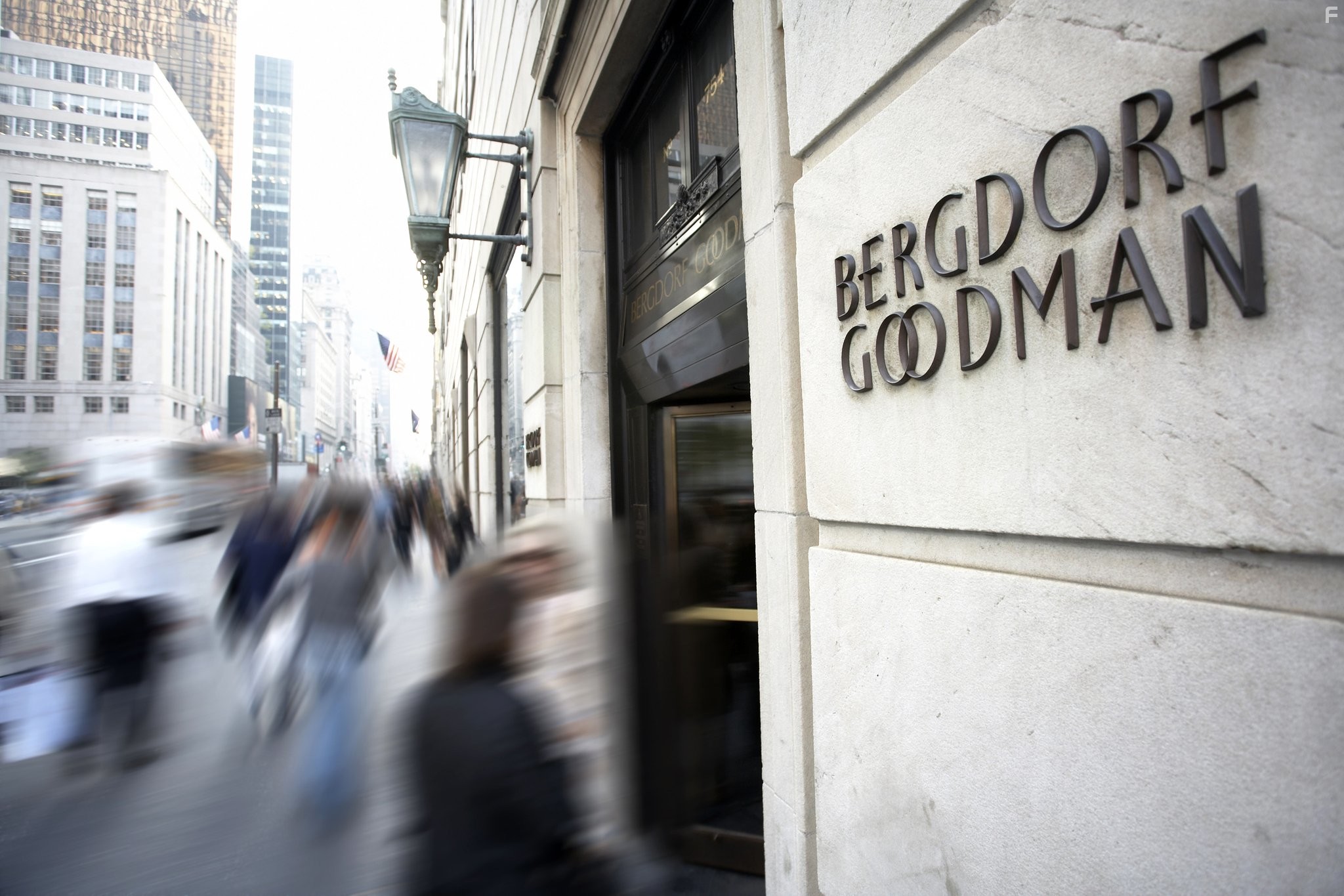 Exterior view of the store from the Fifth Ave. entrance