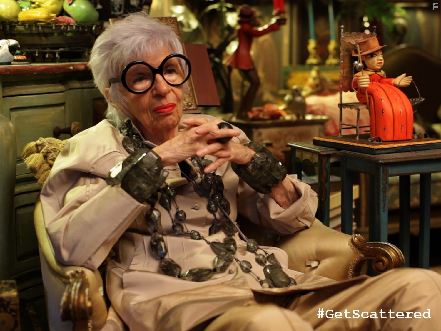 Iris Apfel in Scatter My Ashes at Bergdorf's (2013)