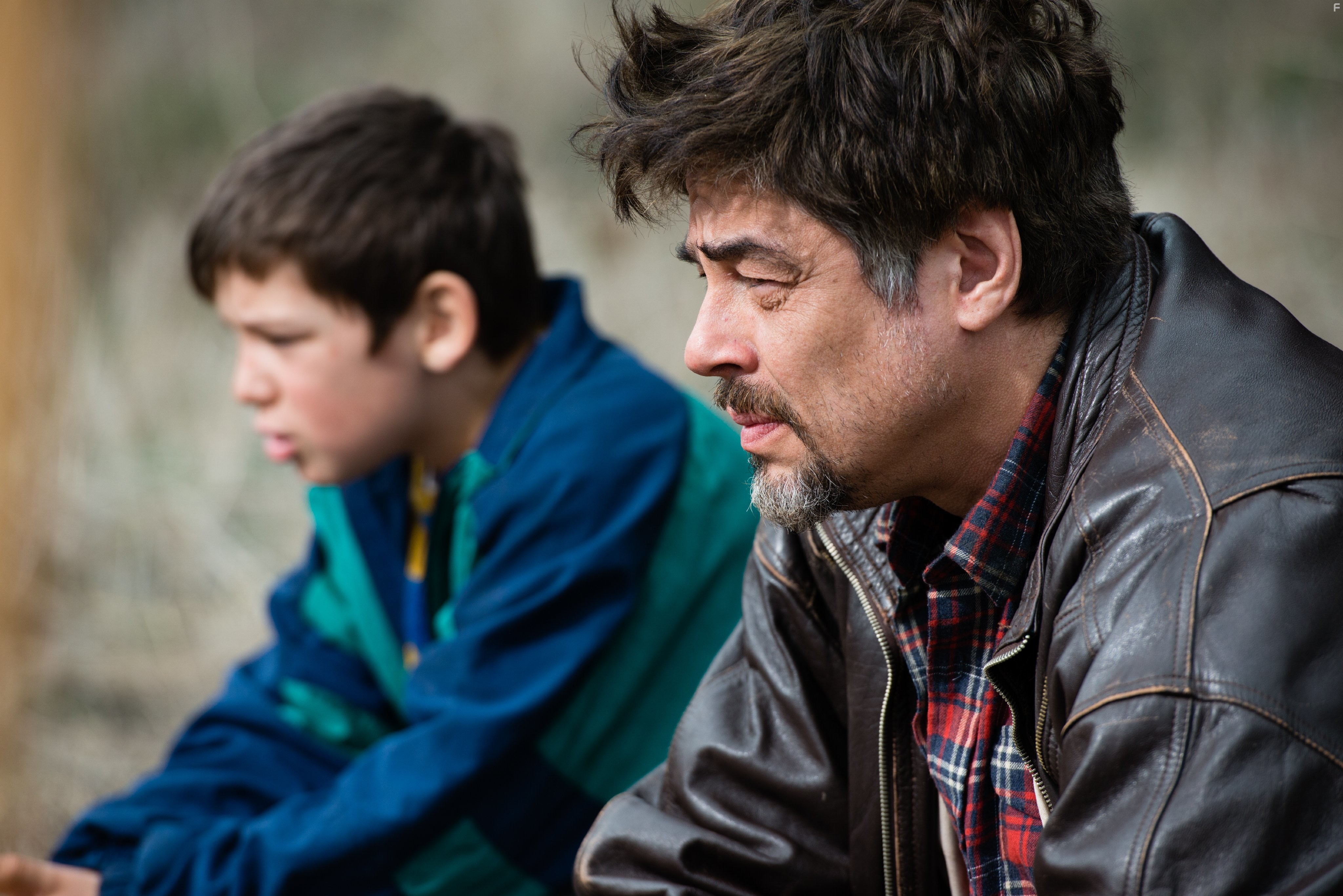 Benicio Del Toro and Eldar Residovic in Идеальный день (2015)