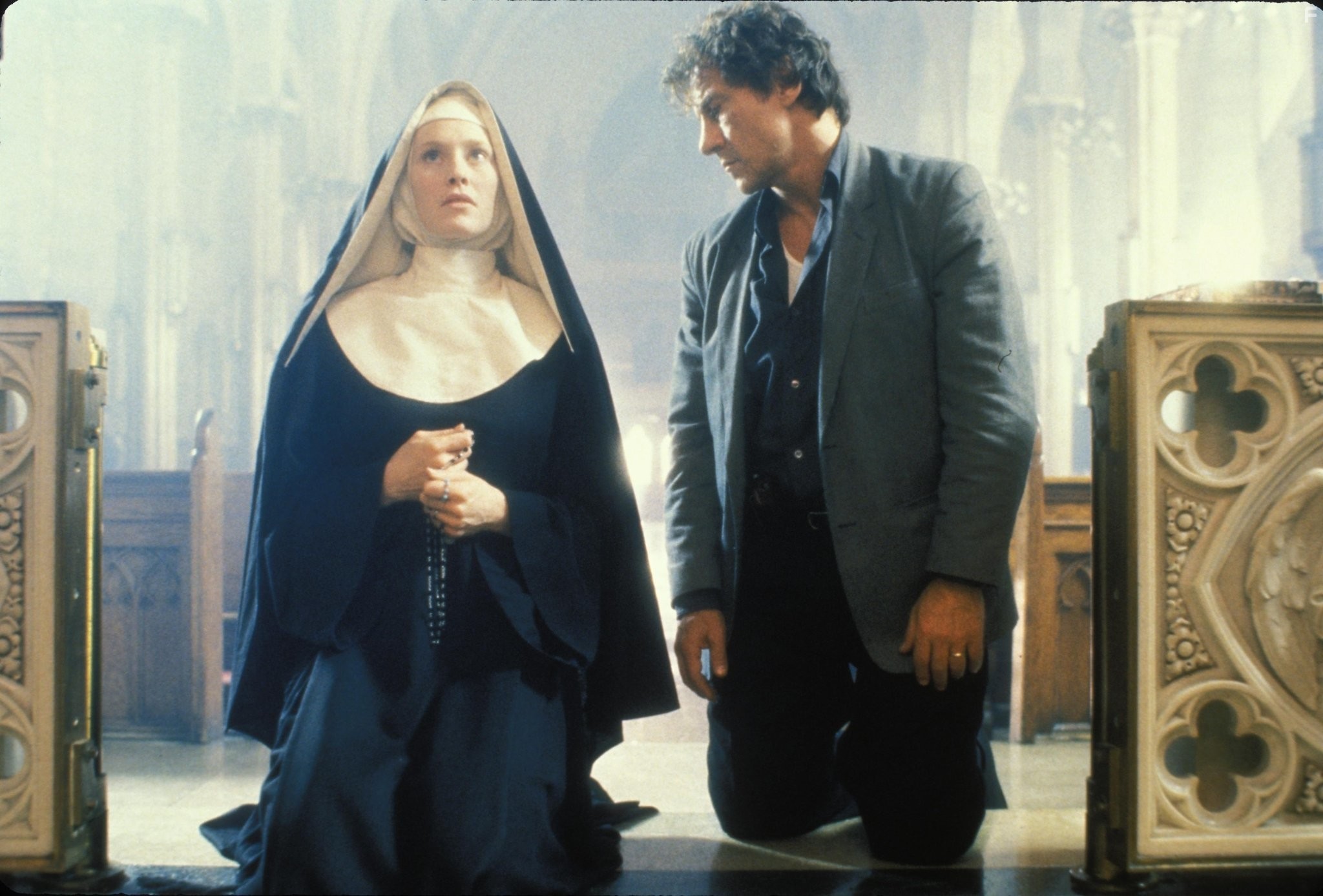 Harvey Keitel and Frankie Thorn in Плохой лейтенант (1992)