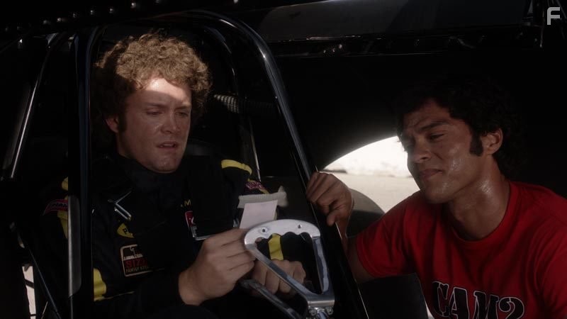 Richard Blake and Jesse Williams in Snake and Mongoose (2013)