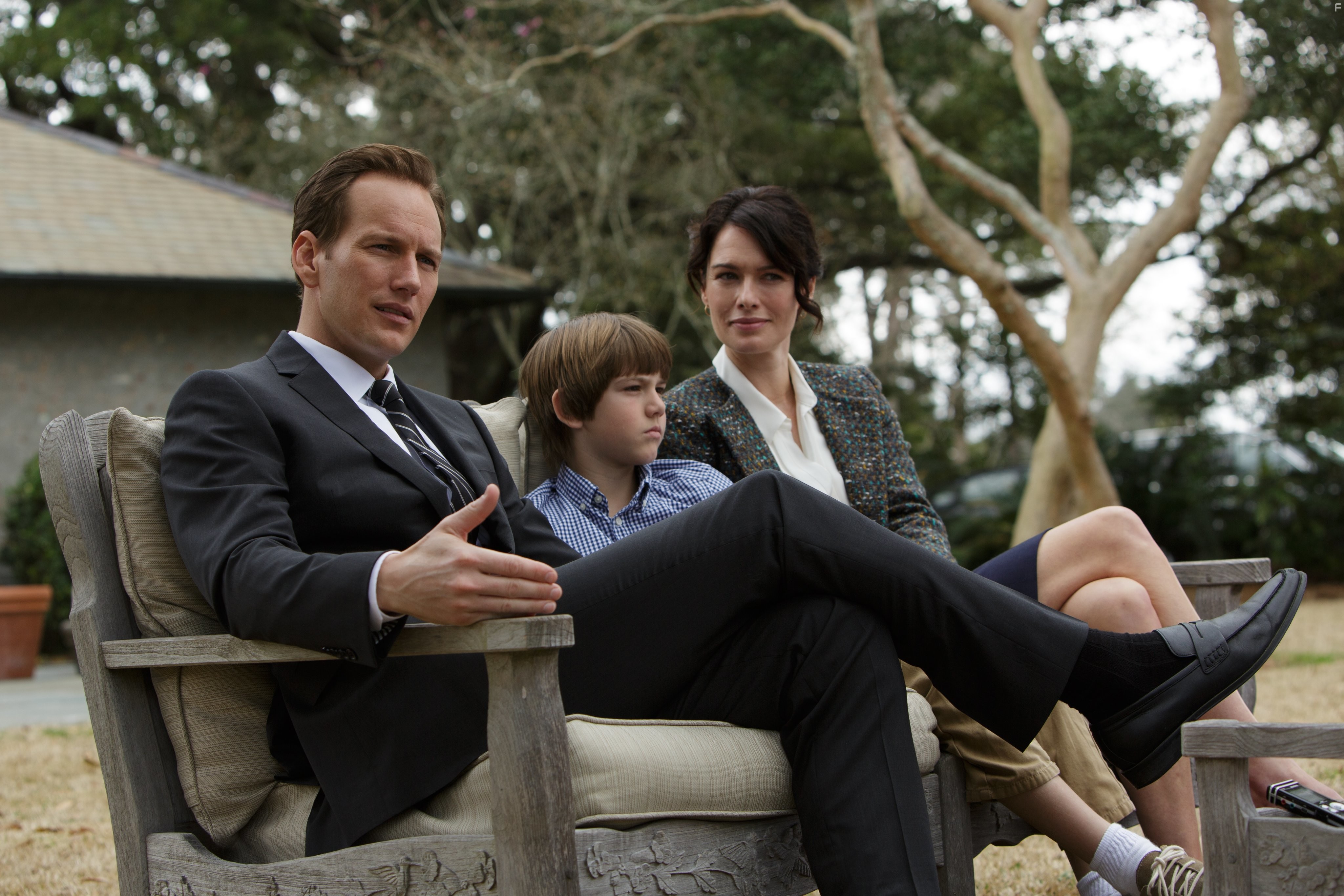 Lena Headey, Patrick Wilson, and Kelton DuMont in Молния (2015)
