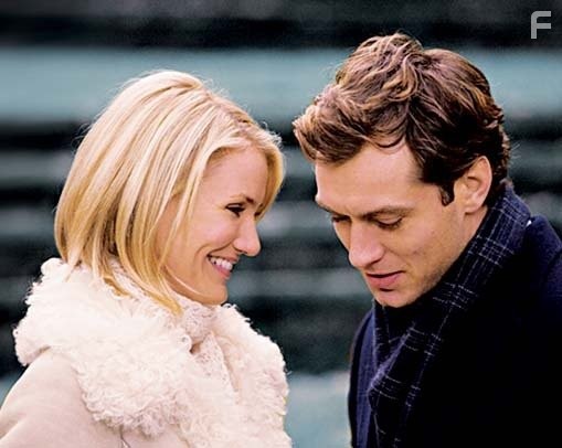 Cameron Diaz and Jude Law in Отпуск по обмену (2006)