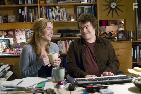 Kate Winslet and Jack Black in Отпуск по обмену (2006)