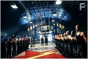 The soldiers assemble