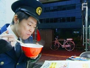 Sadao Abe in Ikebukuro West Gate park (2000)