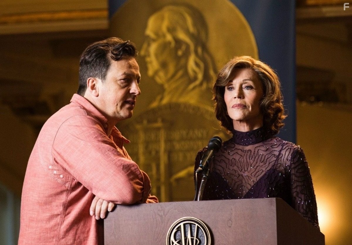 Jane Fonda and Gabriele Muccino in Отцы и дочери (2015)