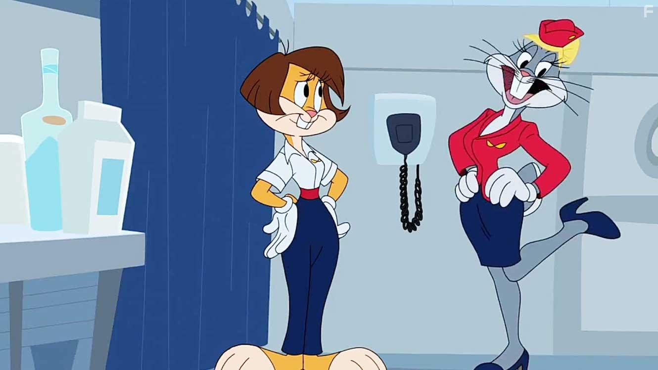 Jeff Bergman and Rachel Ramras in Looney Tunes: Rabbits Run (2015)