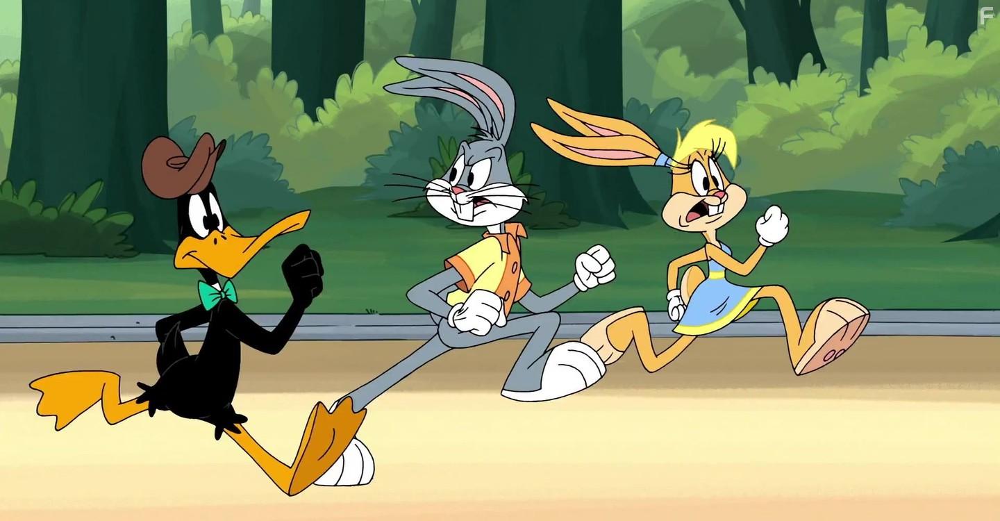Jeff Bergman and Rachel Ramras in Looney Tunes: Rabbits Run (2015)