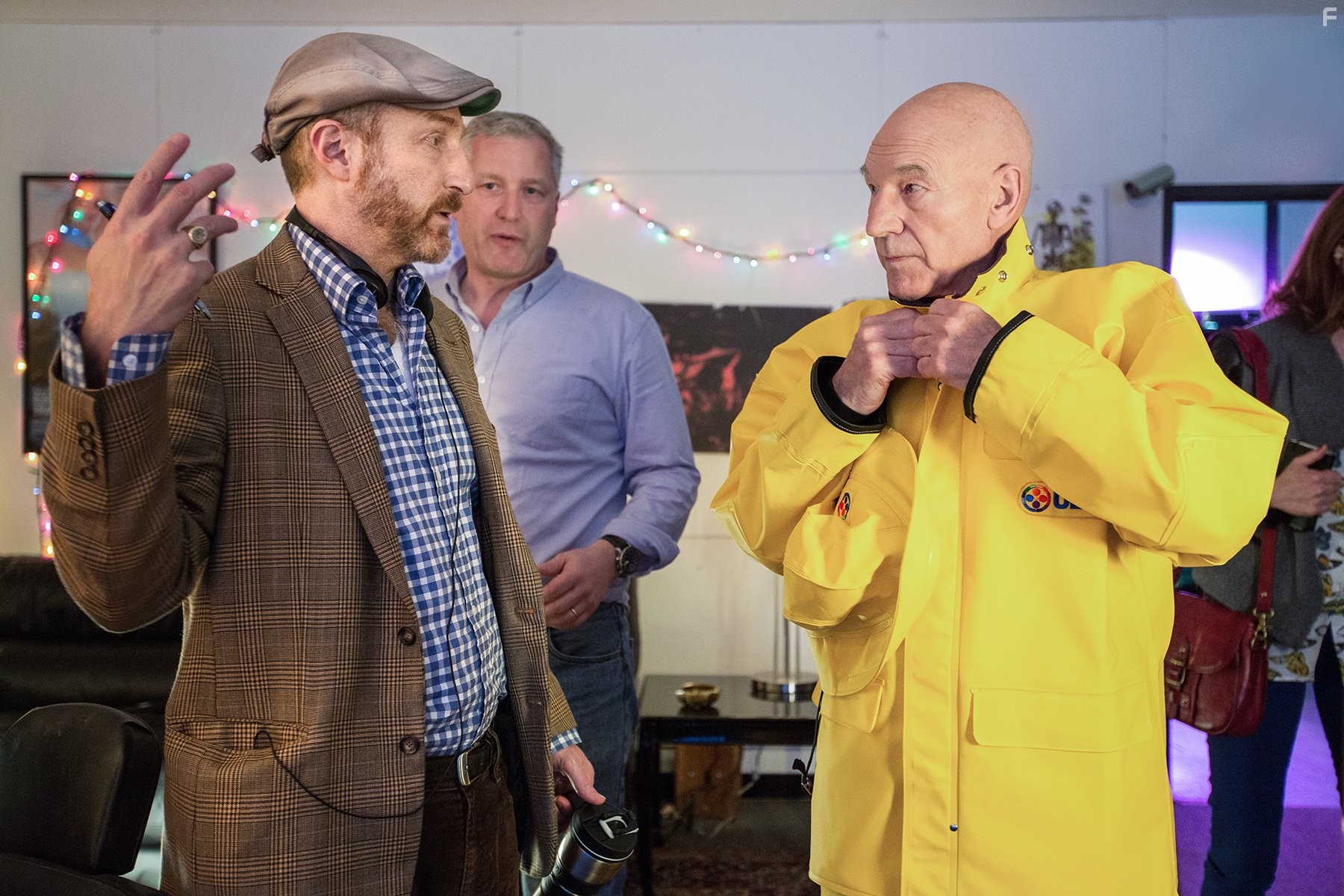 Patrick Stewart and Jonathan Ames in Блант говорит (2015)
