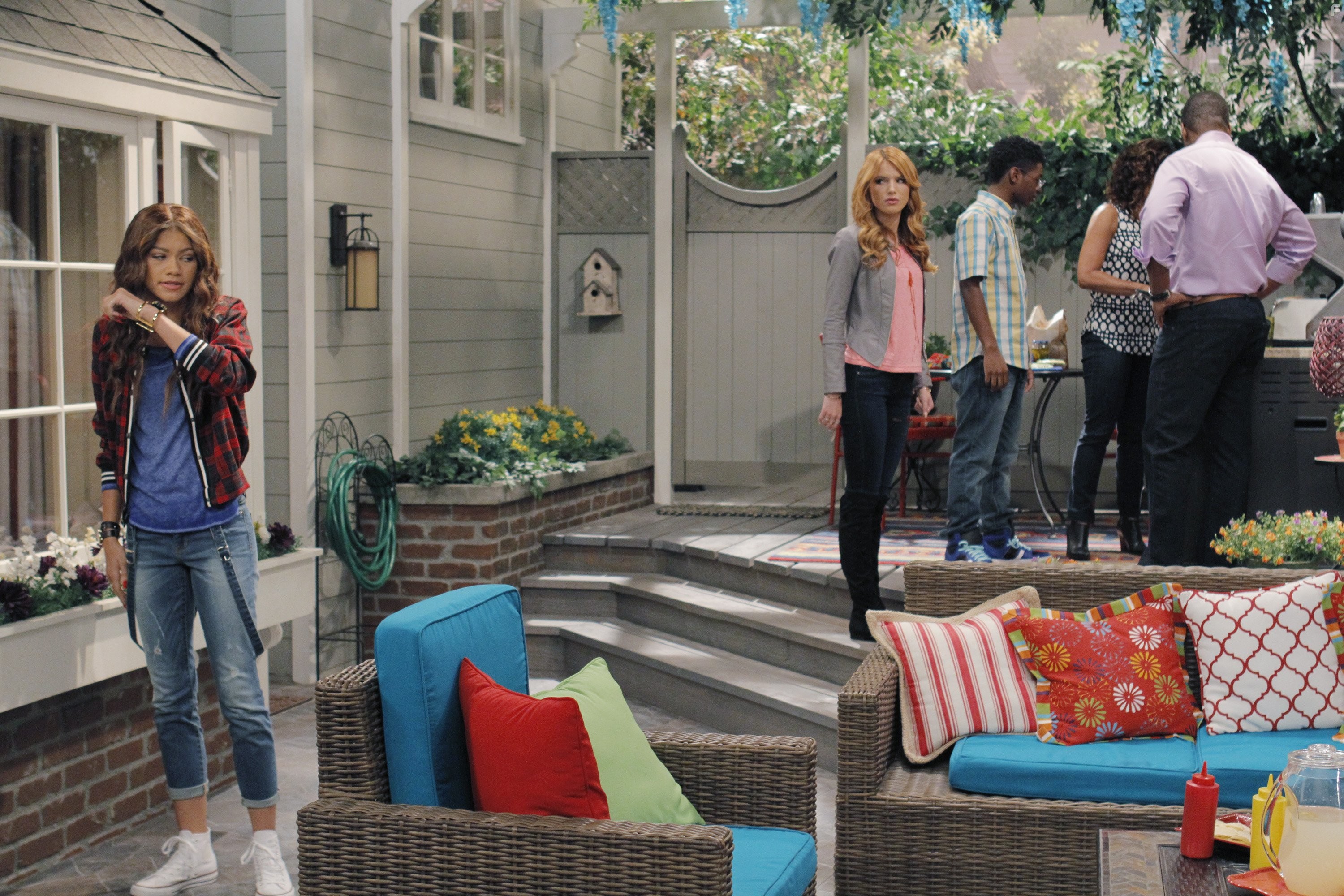 Bella Thorne and Zendaya in K.C. Undercover (2015)