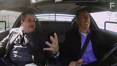 Jerry Seinfeld and Patton Oswalt in Комики за рулём в поисках кофе (2012)