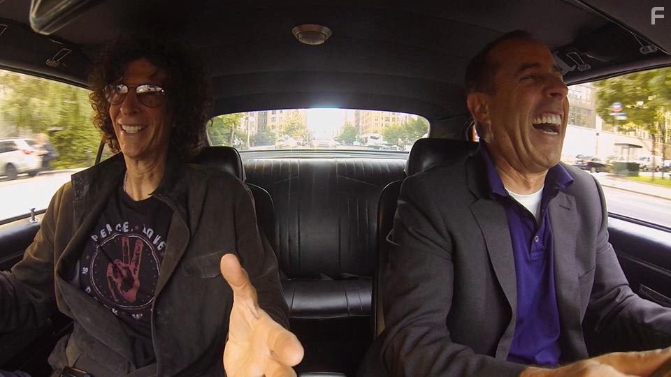 Jerry Seinfeld and Howard Stern in Комики за рулём в поисках кофе (2012)