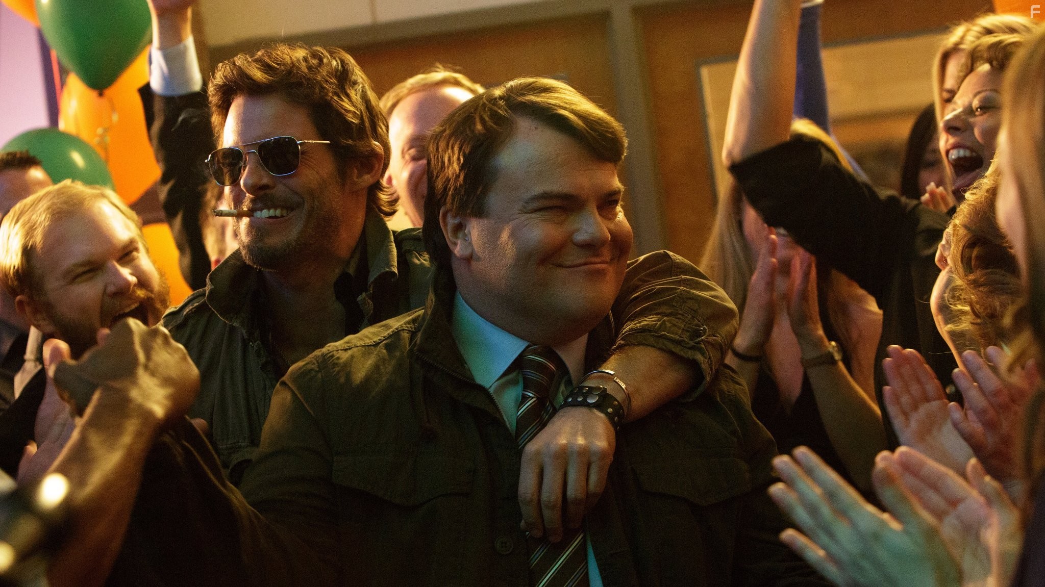 James Marsden and Jack Black in Дорога в Голливуд (2015)