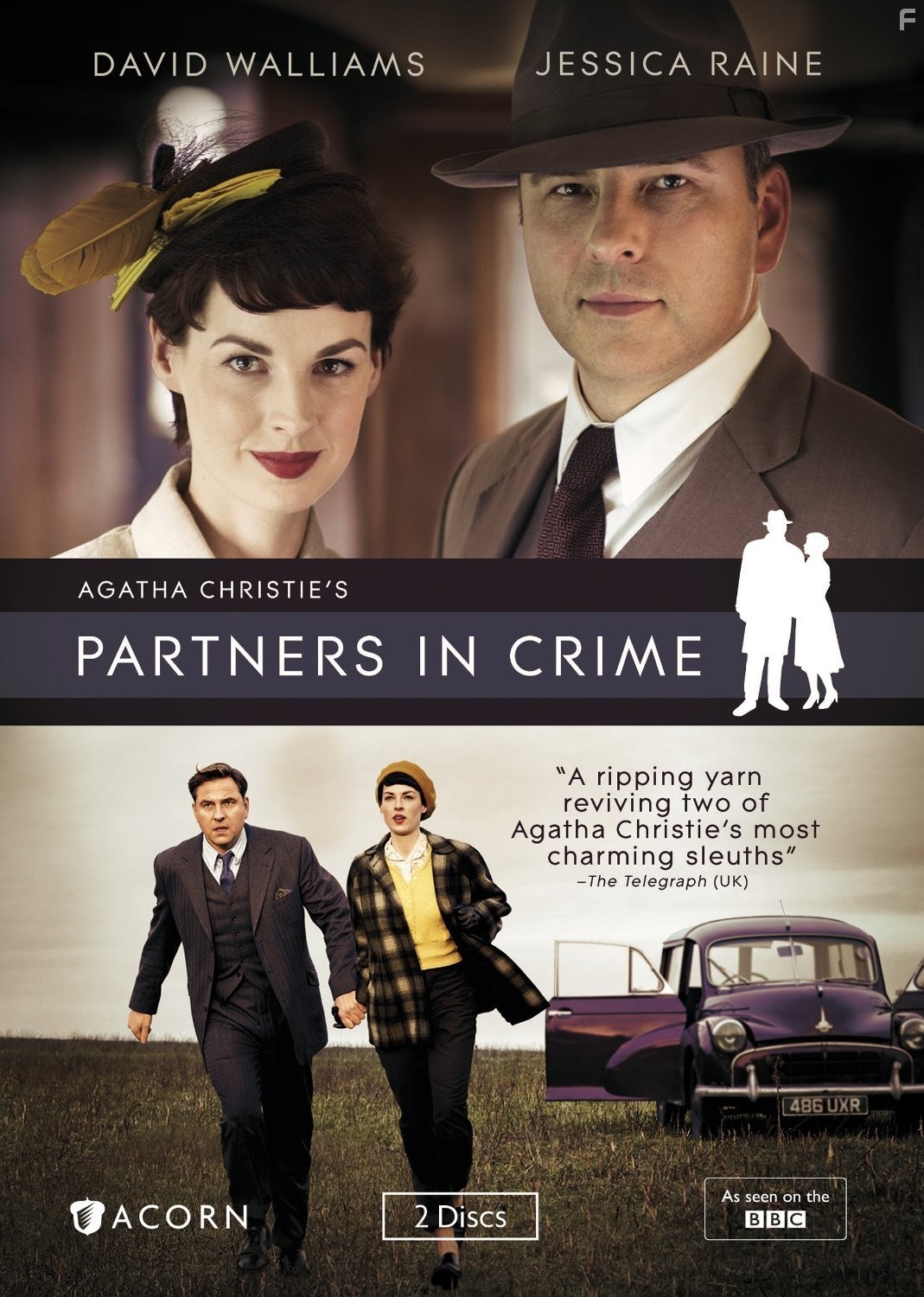 David Walliams and Jessica Raine in Partners in Crime (2015)