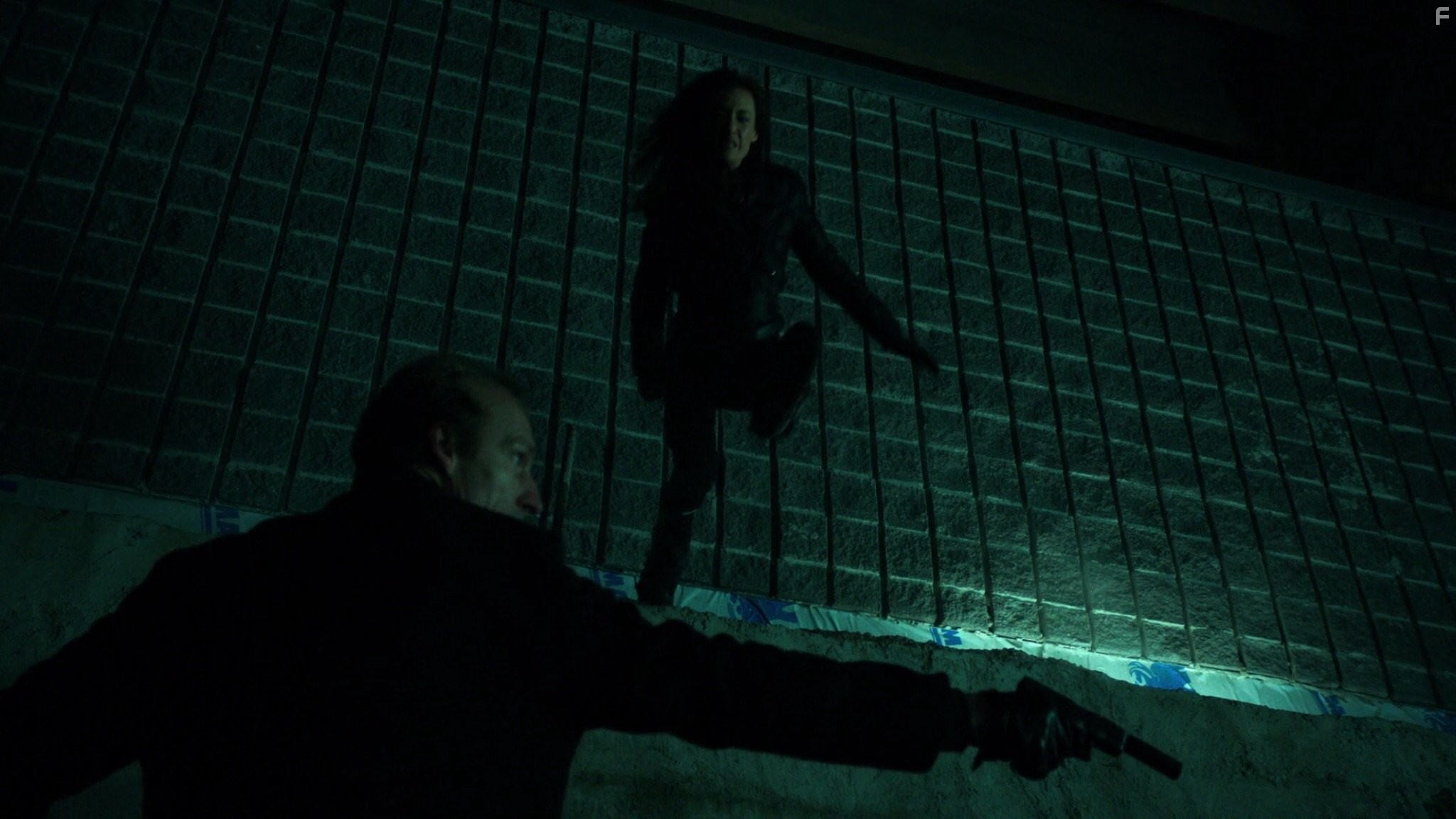 Simon Northwood and Maggie Q in Никита (2010)