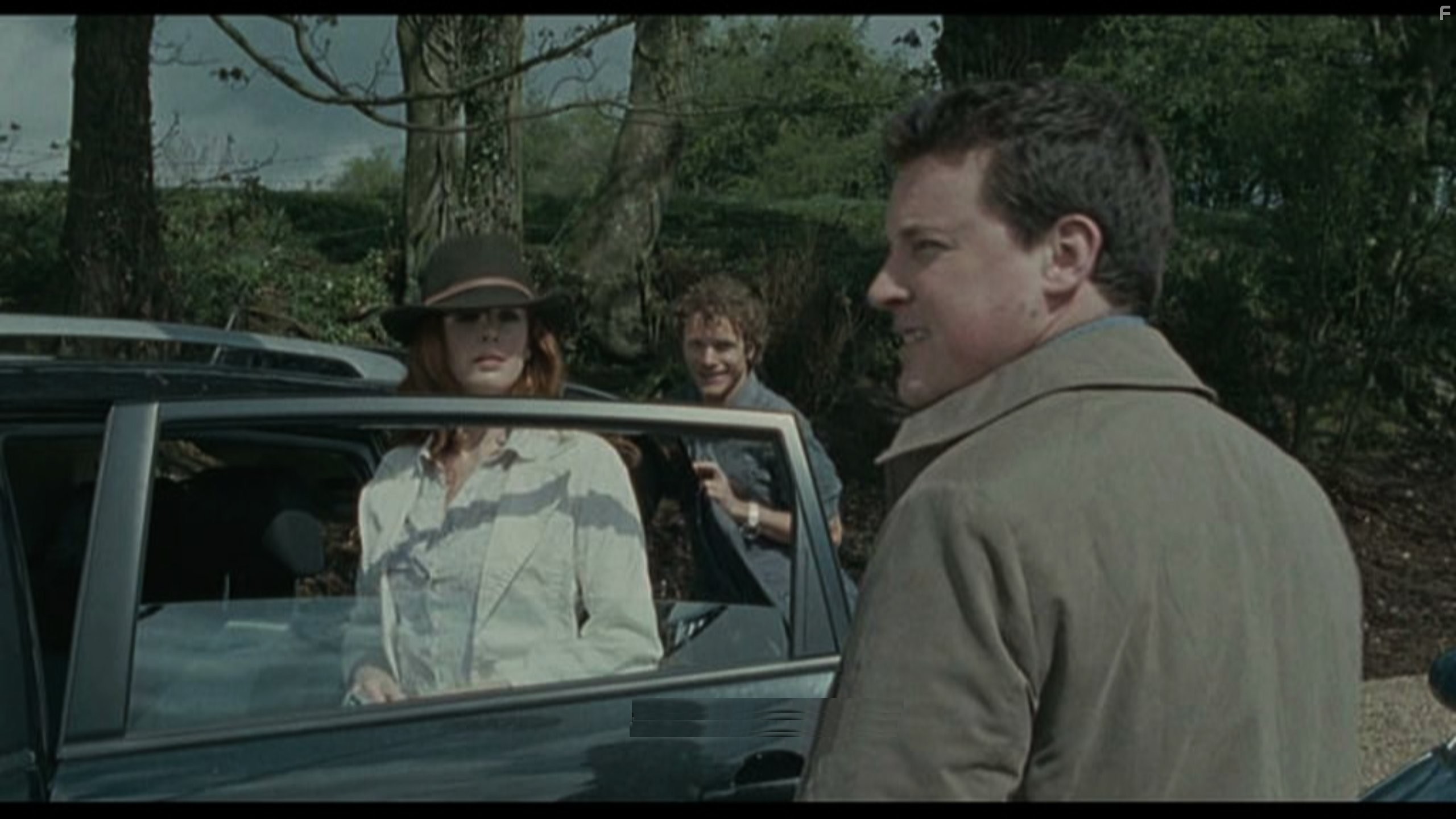 Declan Reynolds with Kelly Reilly and Oscar Pearce in Nicolas Roeg's supernatural horror PUFFBALL (2008)