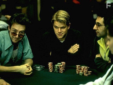 Matt Damon, Edward Norton, and John Turturro in Шулера (1998)
