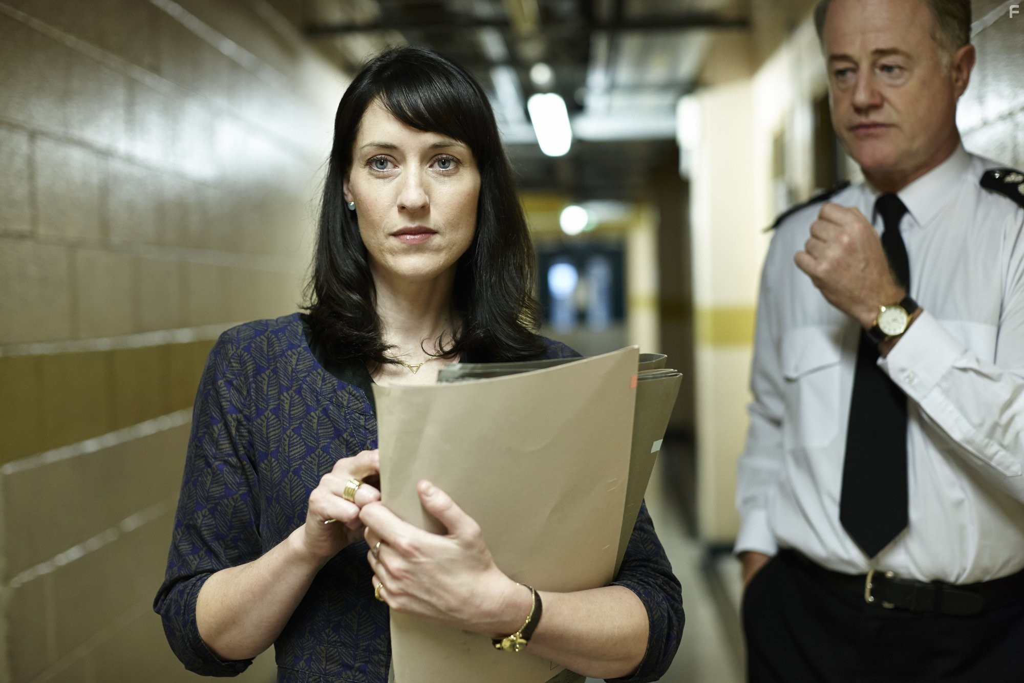 Owen Teale and Georgina Rich in Ривер (2015)