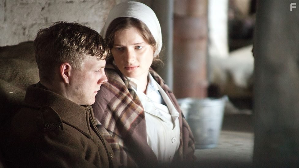 Patrick Gibson and Erika Kaar in The Passing Bells (2014)