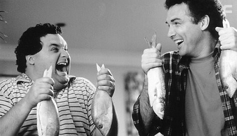 Artie Lange and Norm MacDonald in Грязная работа (1998)