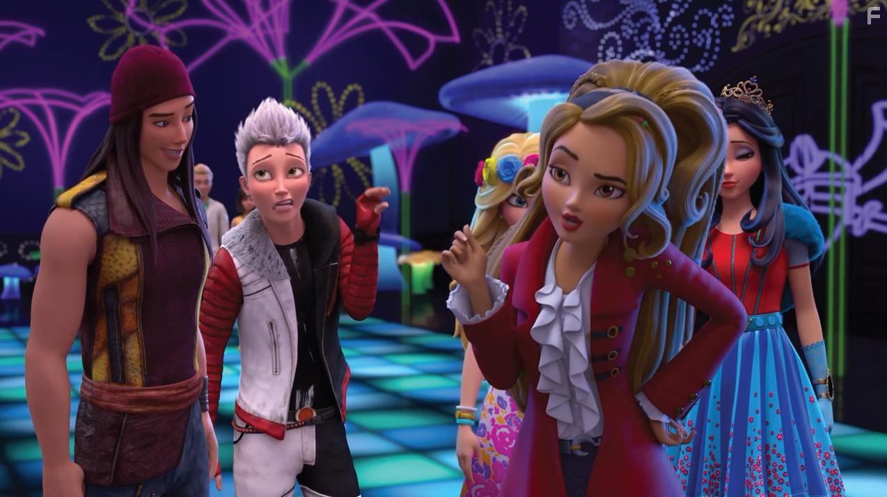 Booboo Stewart, Cameron Boyce, Jennifer Veal, Myrna Velasco, and Sofia Carson in Descendants: Wicked World (2015)