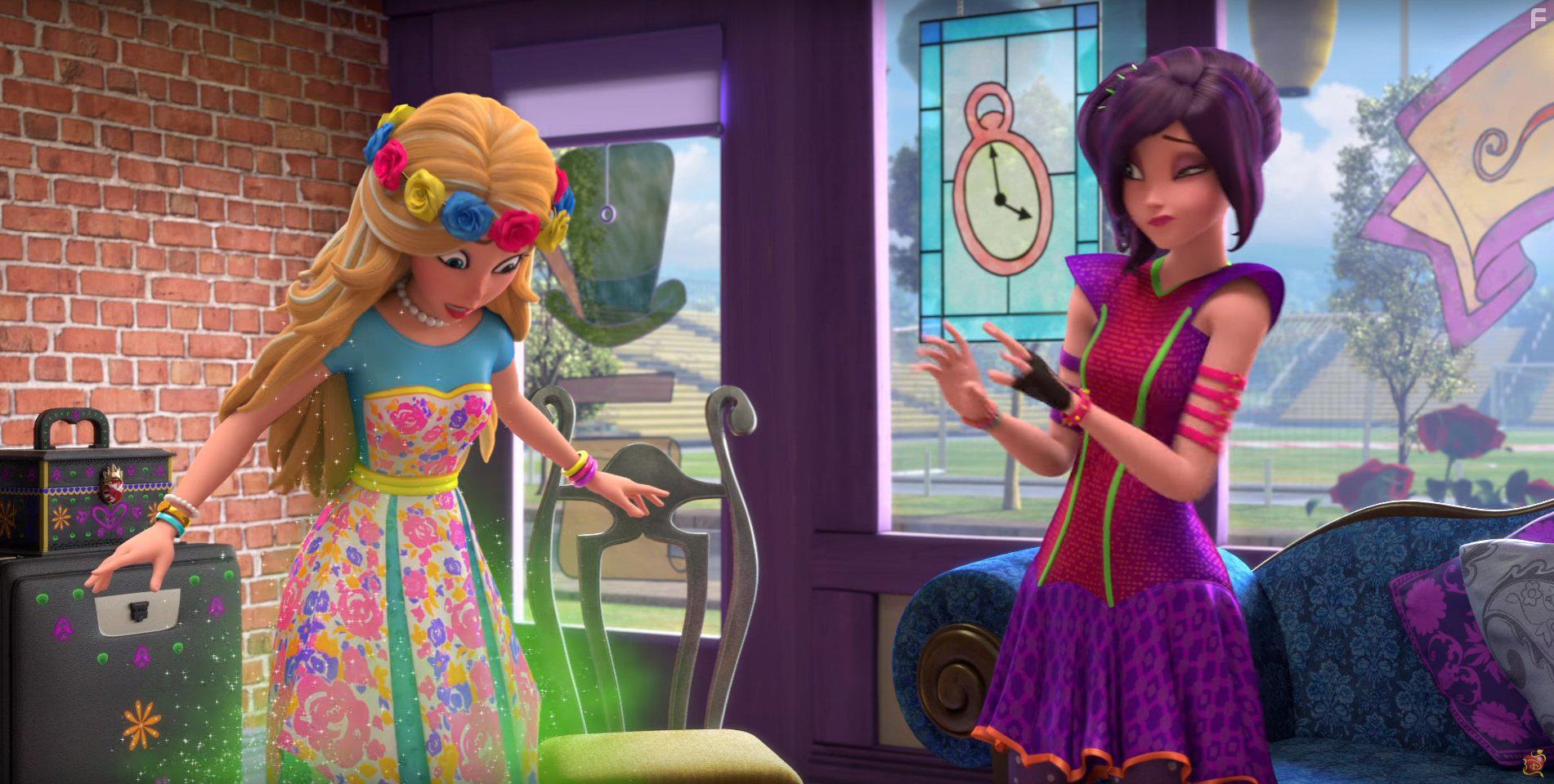 Jennifer Veal and Dove Cameron in Descendants: Wicked World (2015)