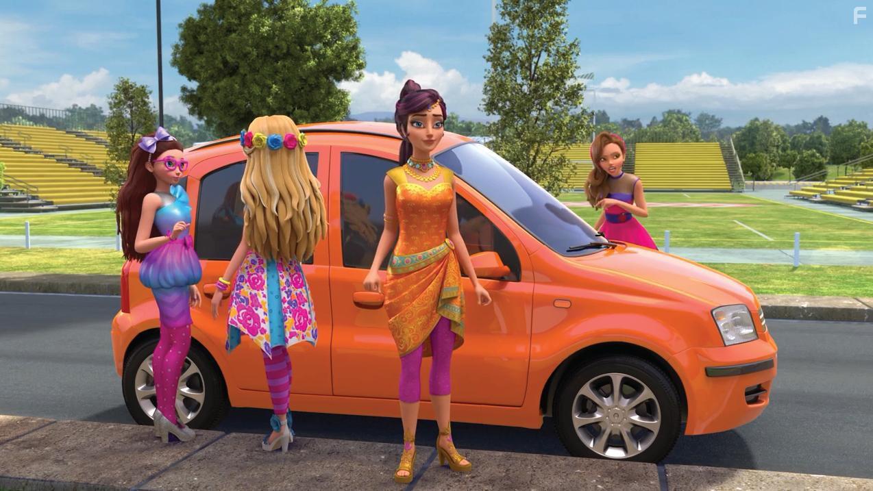 Ursula Taherian, Jennifer Veal, and Brenna D'Amico in Descendants: Wicked World (2015)