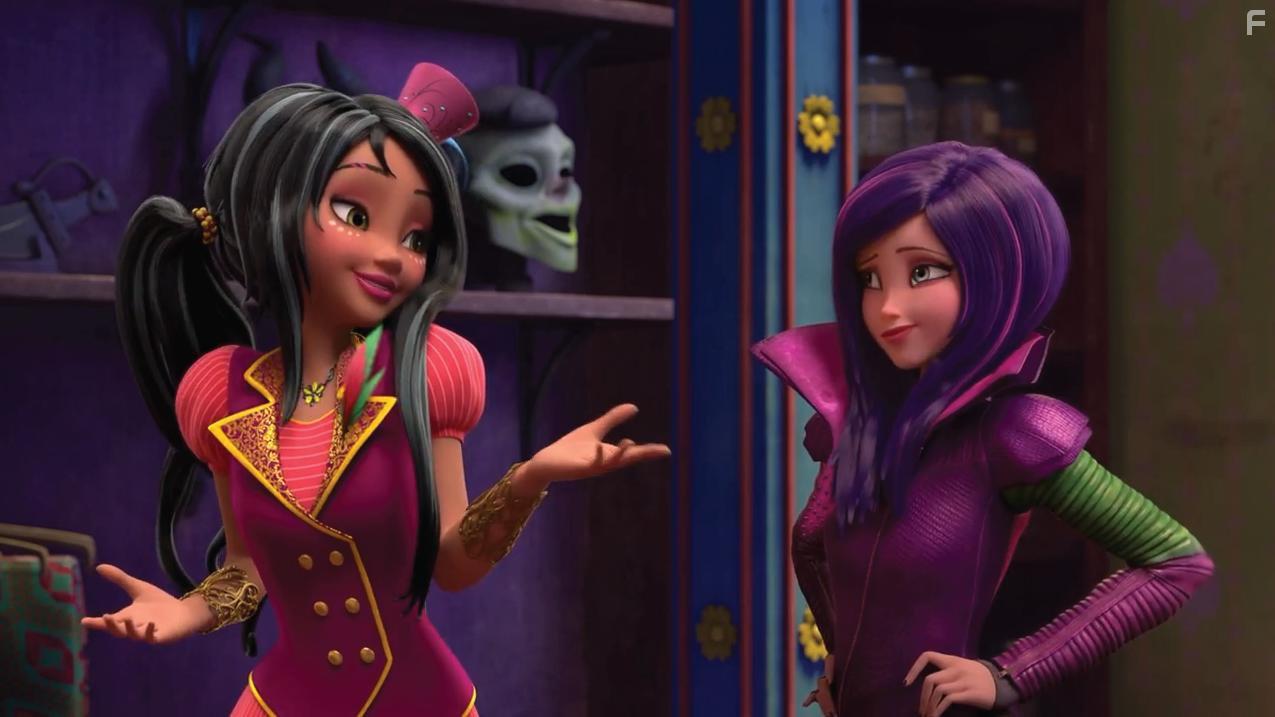 China Anne McClain and Dove Cameron in Descendants: Wicked World (2015)