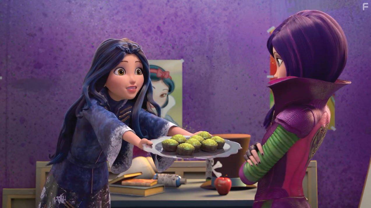 Dove Cameron and Sofia Carson in Descendants: Wicked World (2015)