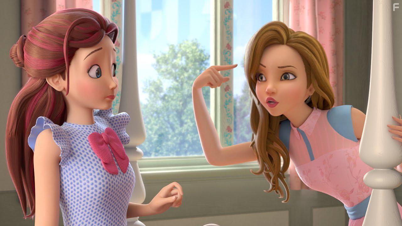 Sarah Jeffery and Brenna D'Amico in Descendants: Wicked World (2015)