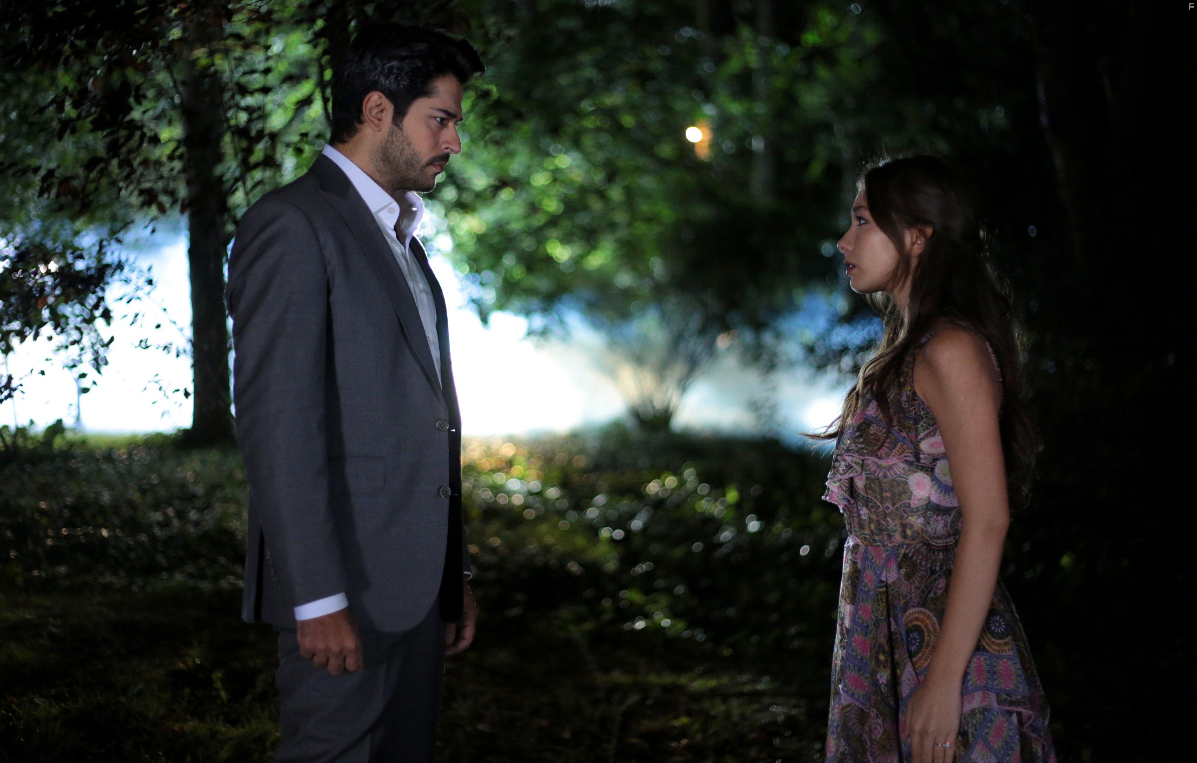 Burak zivit and Neslihan Atagl in Kara Sevda (2015)