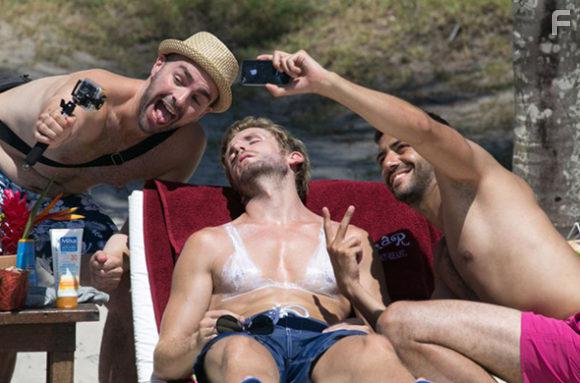 Philippe Lacheau, Tarek Boudali, and Julien Arruti in Babysitting 2 (2015)