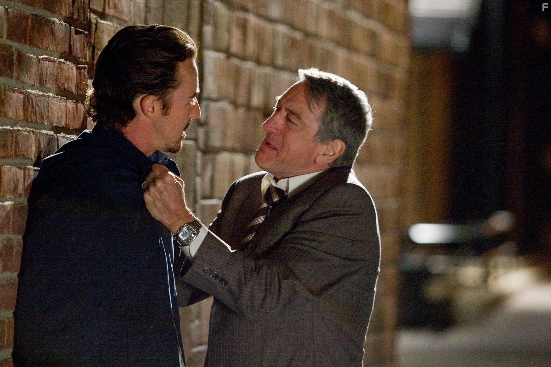 Robert De Niro and Edward Norton in Стоун (2010)