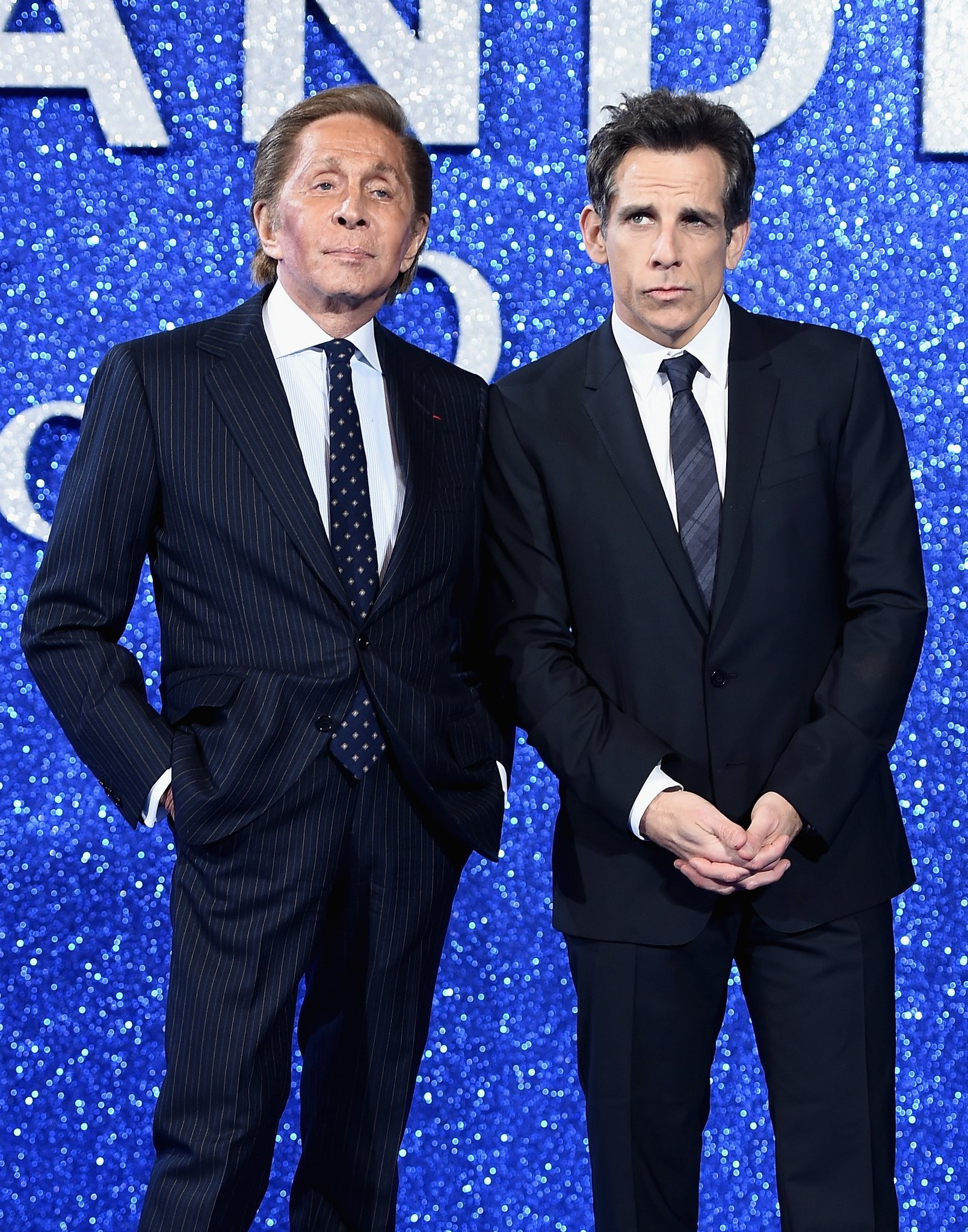 Ben Stiller and Valentino Garavani in Образцовый самец 2 (2016)