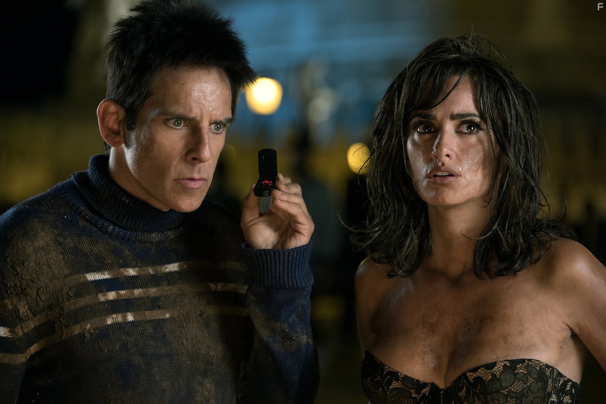 Ben Stiller and Pen?lope Cruz in Образцовый самец 2 (2016)