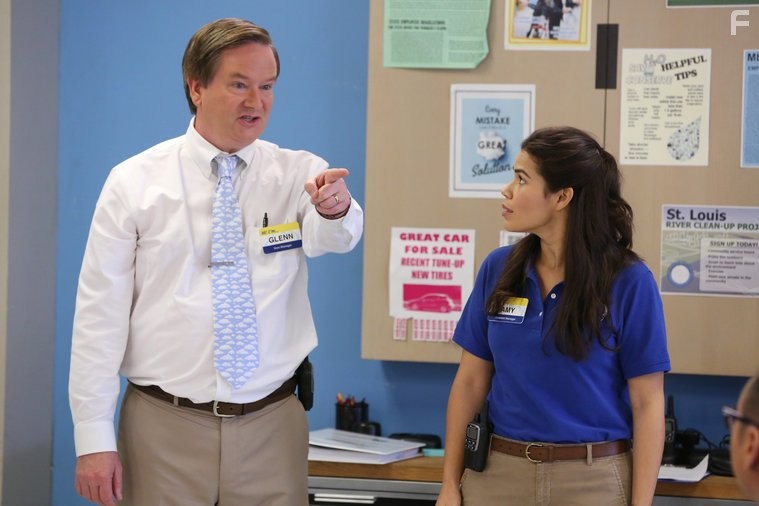 Mark McKinney and America Ferrera in Супермаркет (2015)