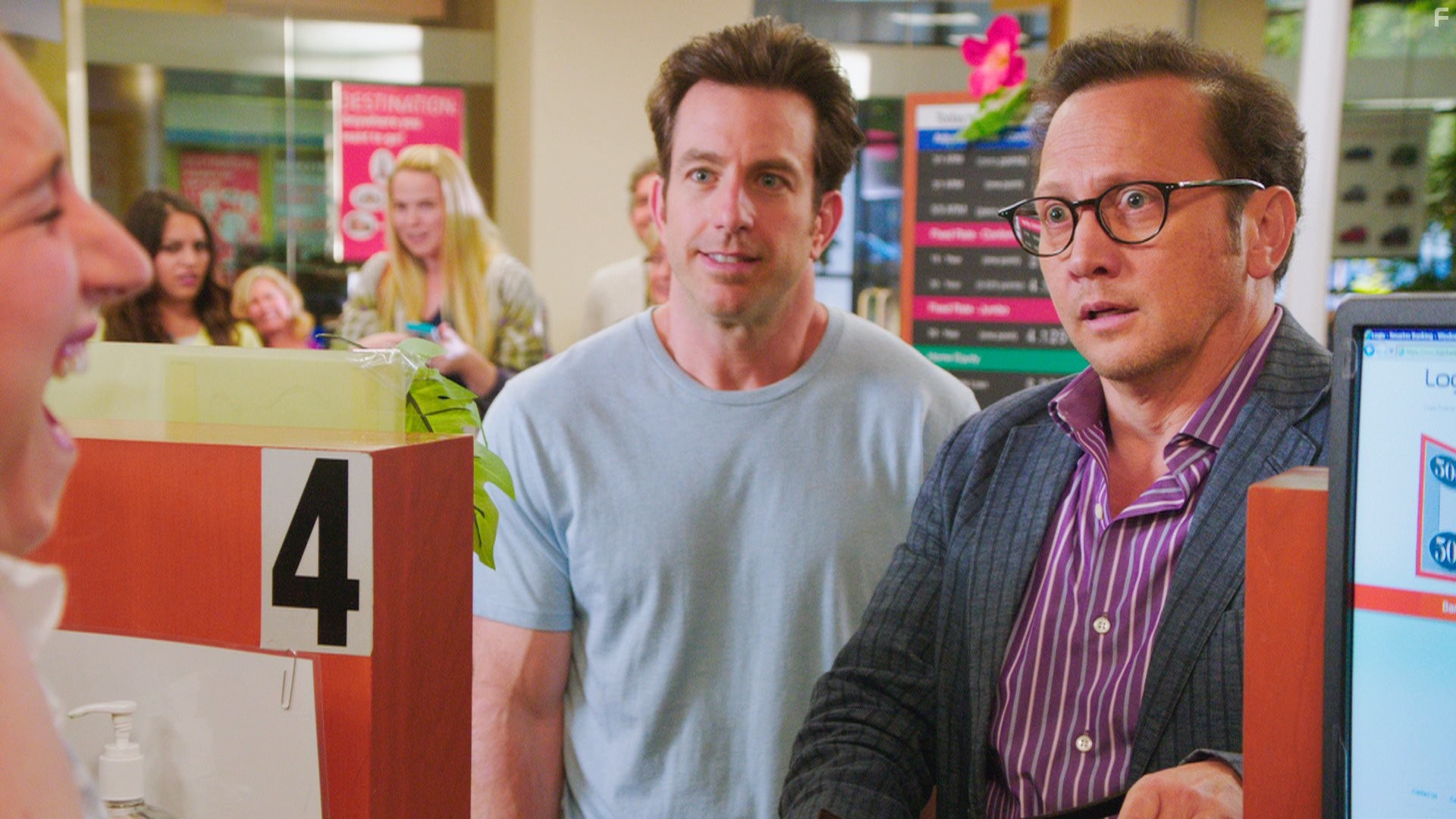 Rob Schneider, Elizabeth Guest, and Jamie Lissow in Real Rob (2015)