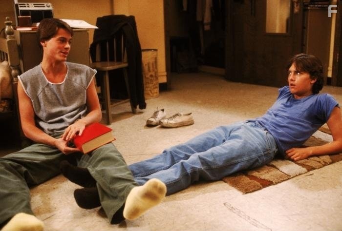 Rob Lowe and Andrew McCarthy in Класс (1983)