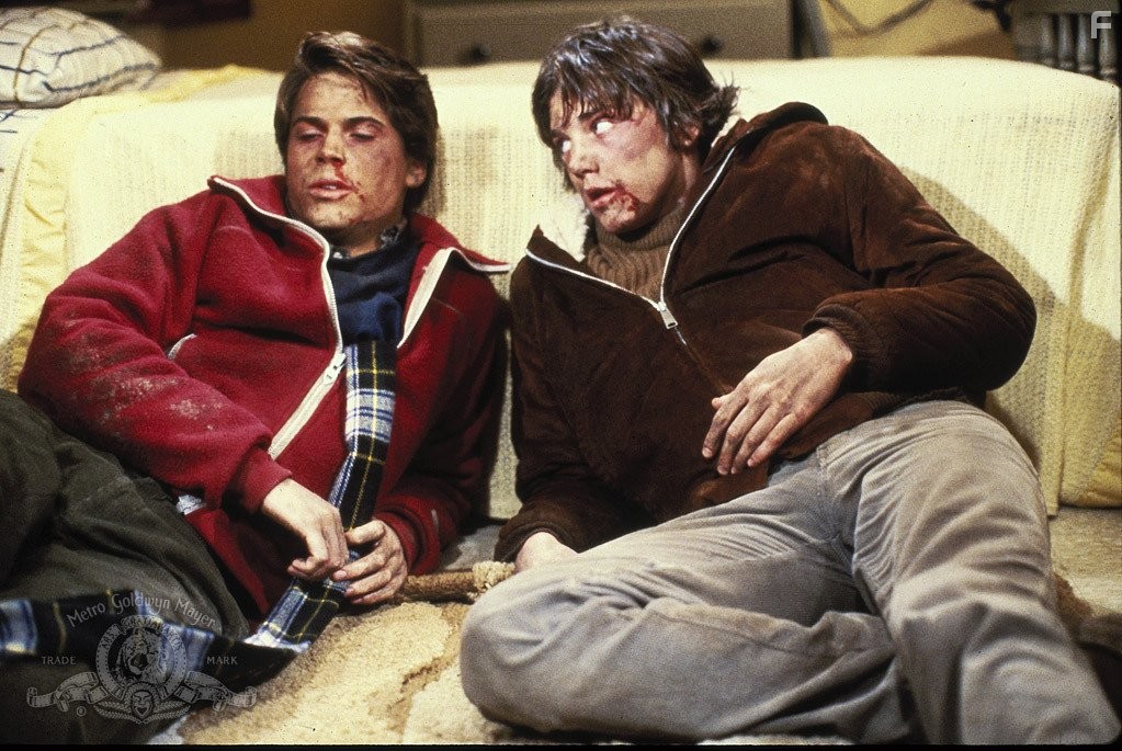 Rob Lowe and Andrew McCarthy in Класс (1983)