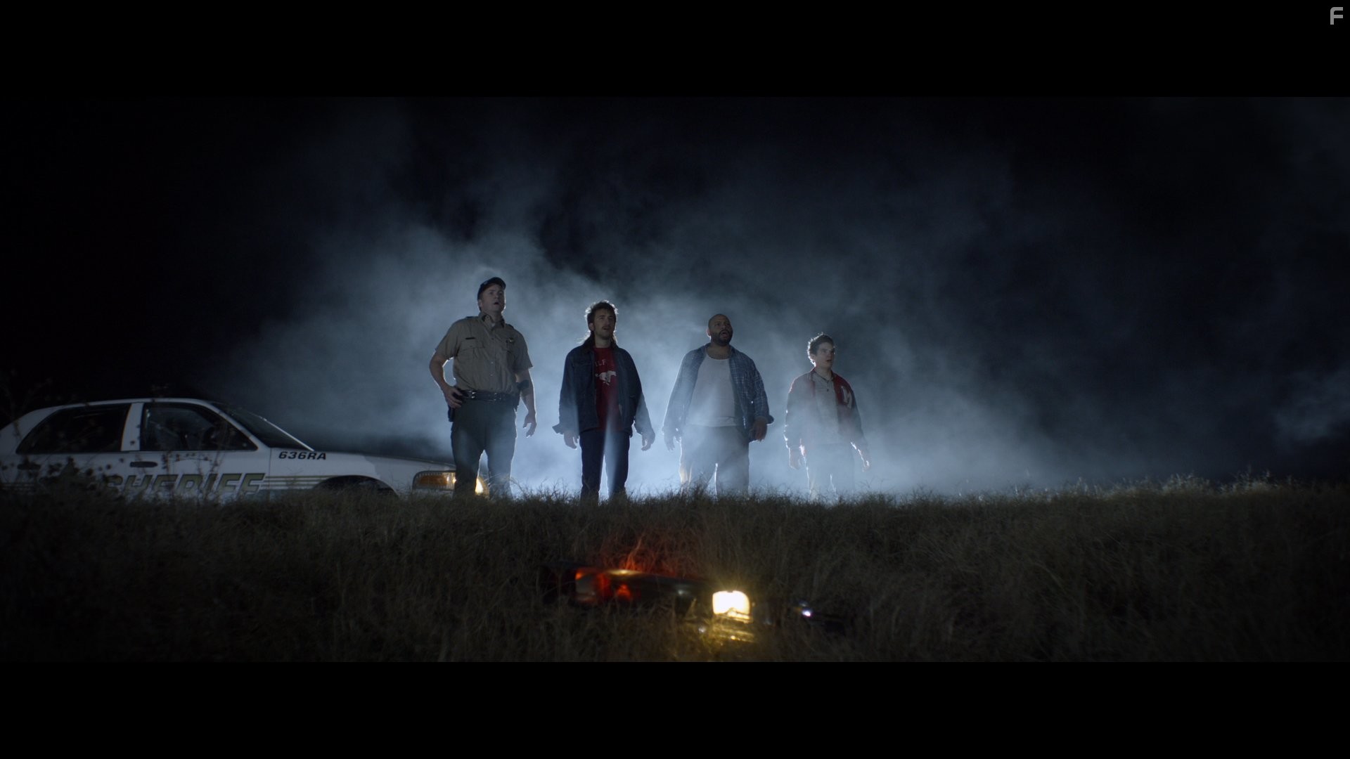 Colton Dunn, Gavin Free, and Michael Jones in Лазерная команда (2015)