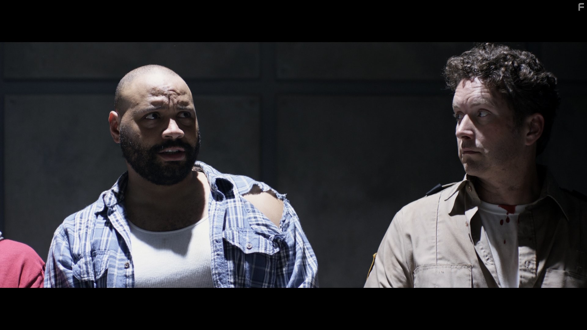 Burnie Burns and Colton Dunn in Лазерная команда (2015)