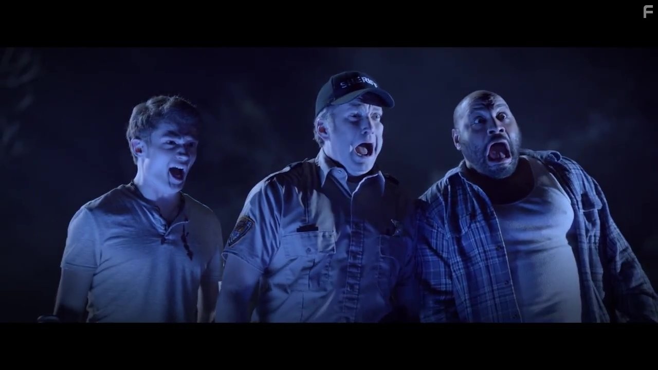 Burnie Burns, Colton Dunn, and Michael Jones in Лазерная команда (2015)