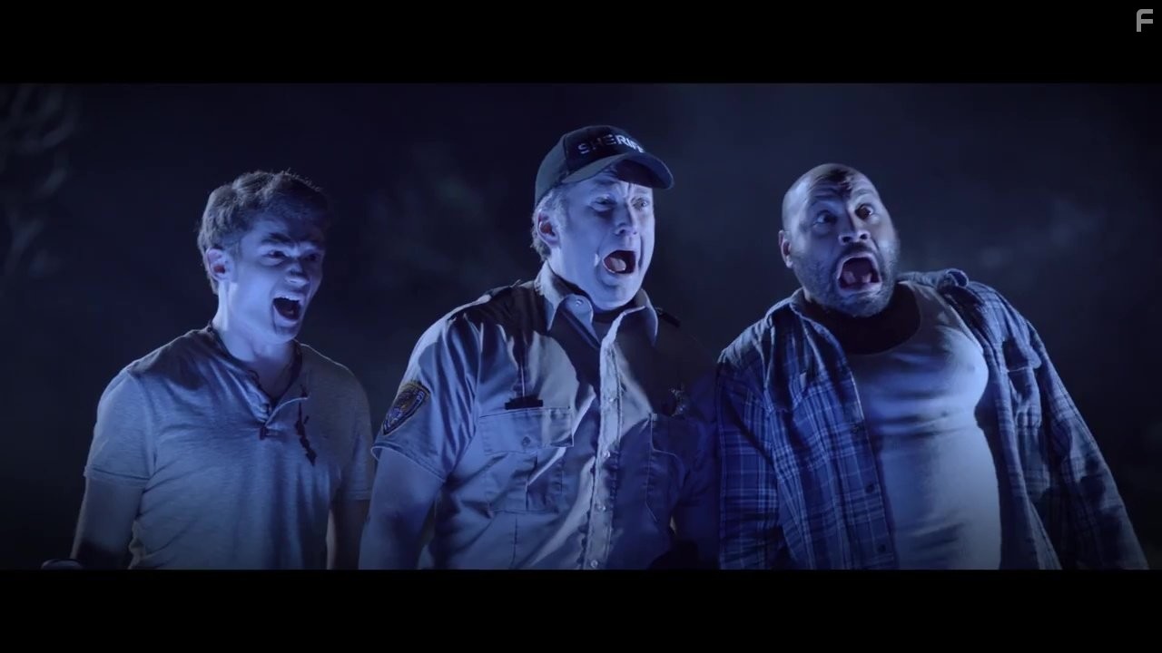 Burnie Burns, Colton Dunn, and Michael Jones in Лазерная команда (2015)