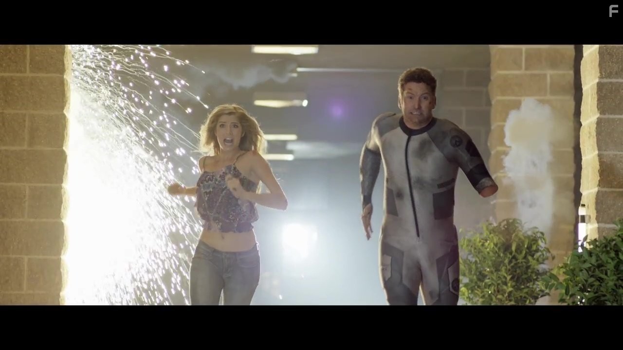 Burnie Burns and Alexandria DeBerry in Лазерная команда (2015)