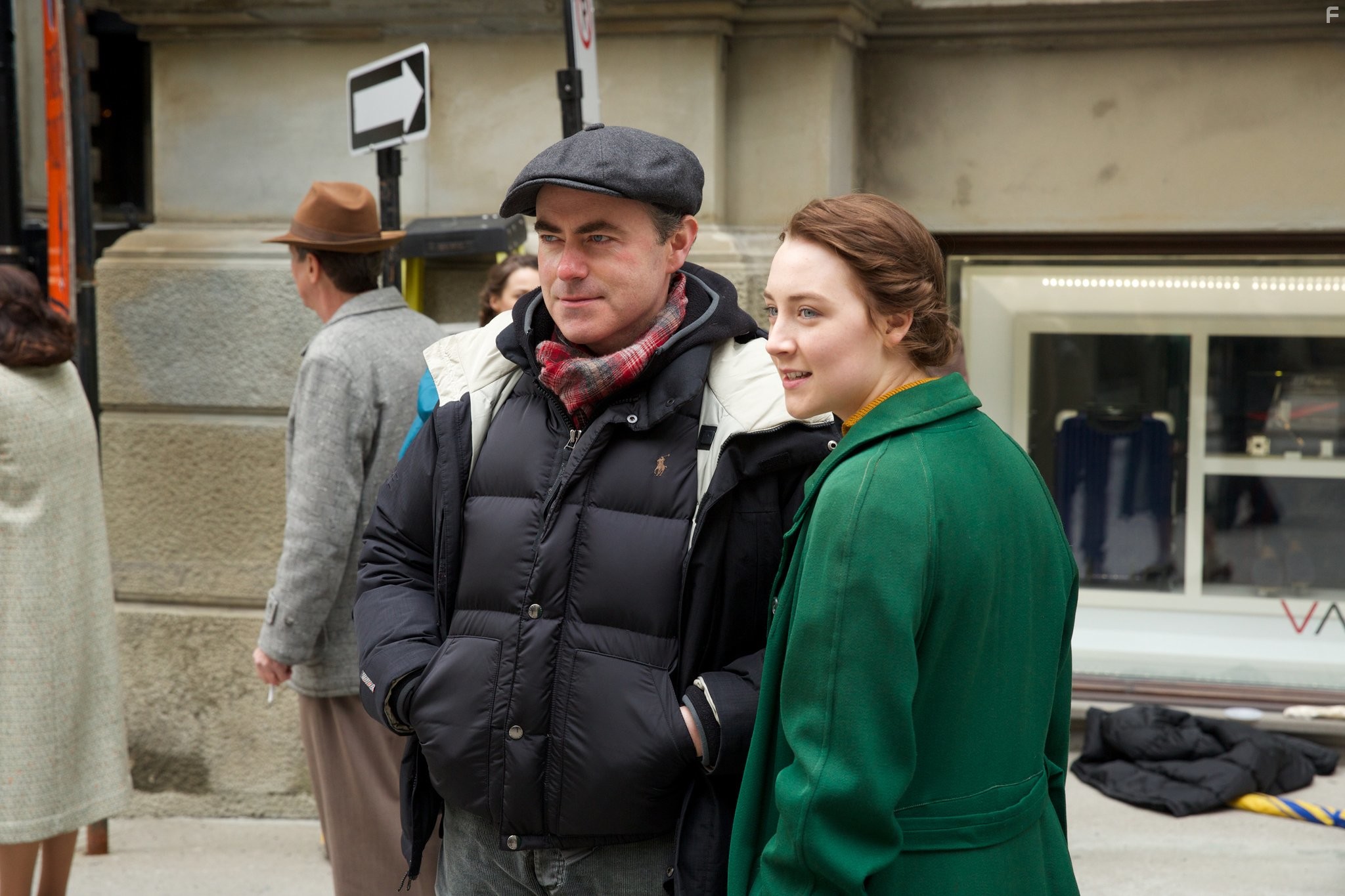 John Crowley and Saoirse Ronan in Бруклин (2015)