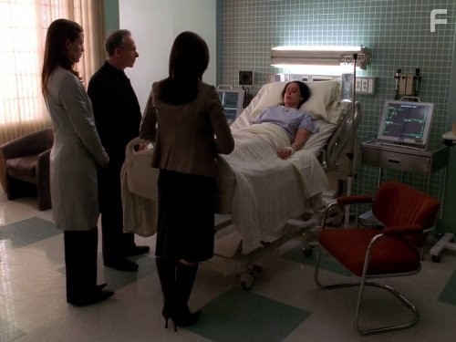 Jennifer Garner and Ron Rifkin in Шпионка (2001)