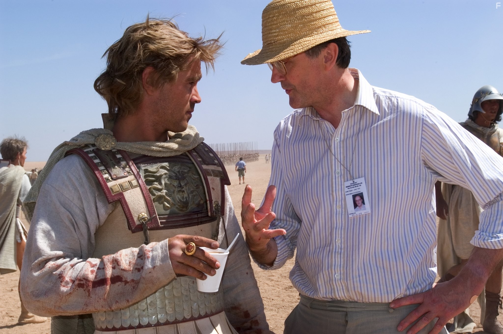 Colin Farrell and Robin Lane Fox in Александр (2004)