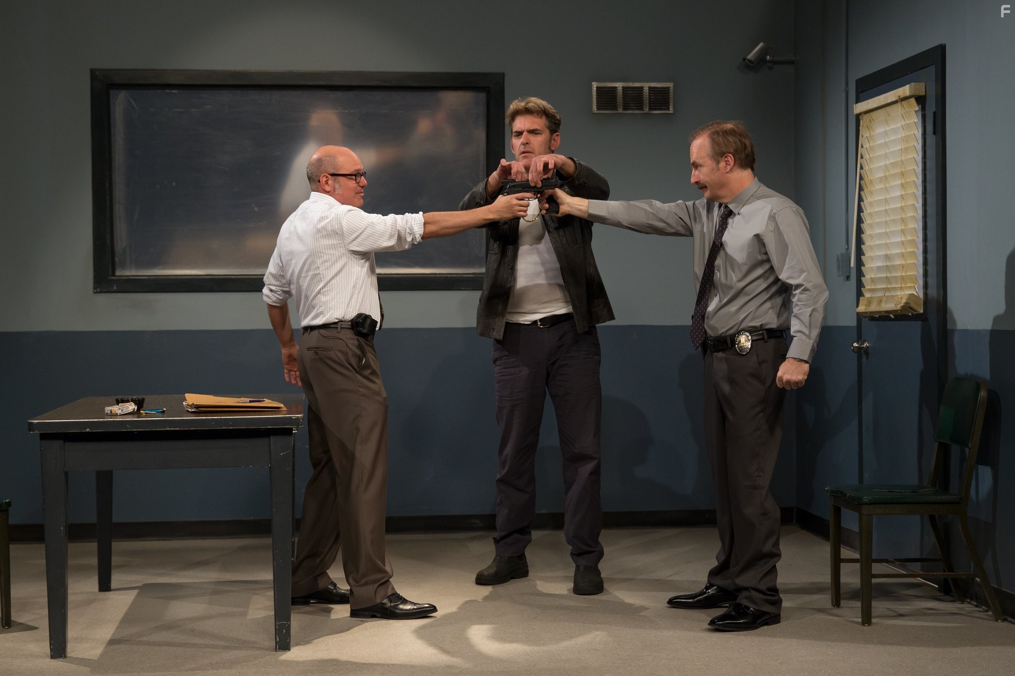 David Cross, Jay Johnston, and Bob Odenkirk in С Бобом и Дэвидом (2015)