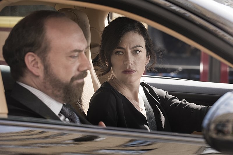 Paul Giamatti and Maggie Siff in Миллиарды (2016)